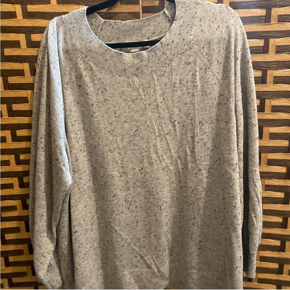 LOFT PLUS grey sweater women’s 20/22 plus